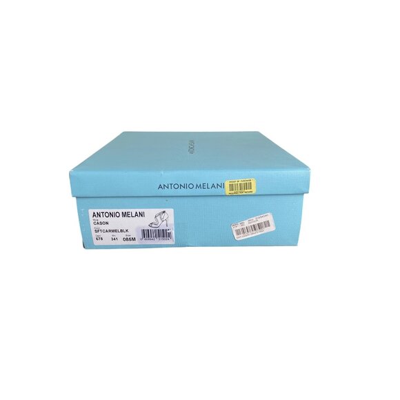 Antonio Melani Cason Peep Toe Heels Size 8.5M Black & Carmel Brown New NIB - Picture 10 of 15